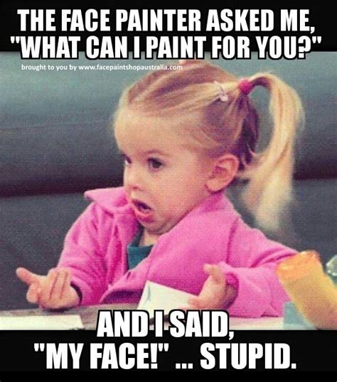 face painting meme